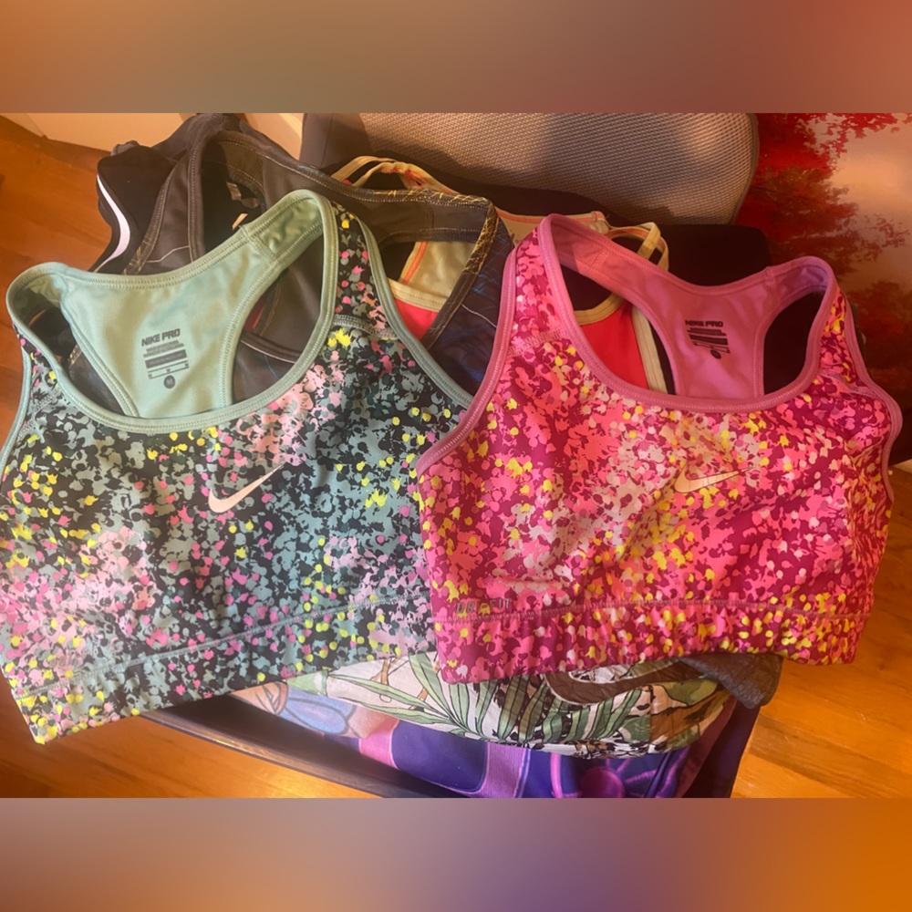 3 Nike Sports Bras like new